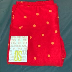 Lularoe OS polka Dot leggings
